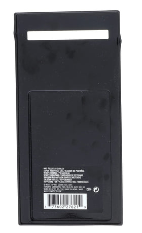 MAC Full Eye Lash Curler close-up highlights gentle squeeze action for natural curl