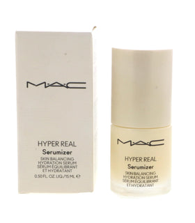 MAC Hyper Real Serumizer bottle glows with pearlescent hydration.