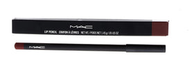MAC Lip Pencil Mahogany packaging beside lipstick for easy pairing.