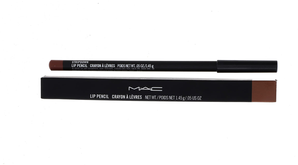 MAC Lip Pencil Stripdown swatch highlighting versatile color for lip shades