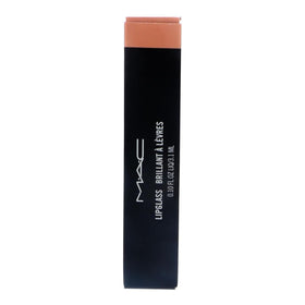 MAC Lipglass C-THRU applicator close-up for precise application.