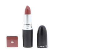 MAC lipstick packaging matte taupe image highlights compact 3g size.