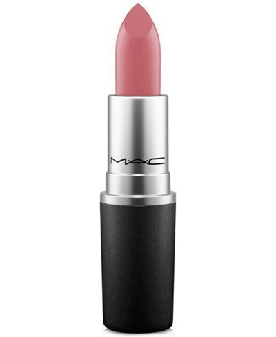 MAC Matte Rich Lipstick Mehr swatch by Illuminations delivering bold neutral-pink color for versatile looks.