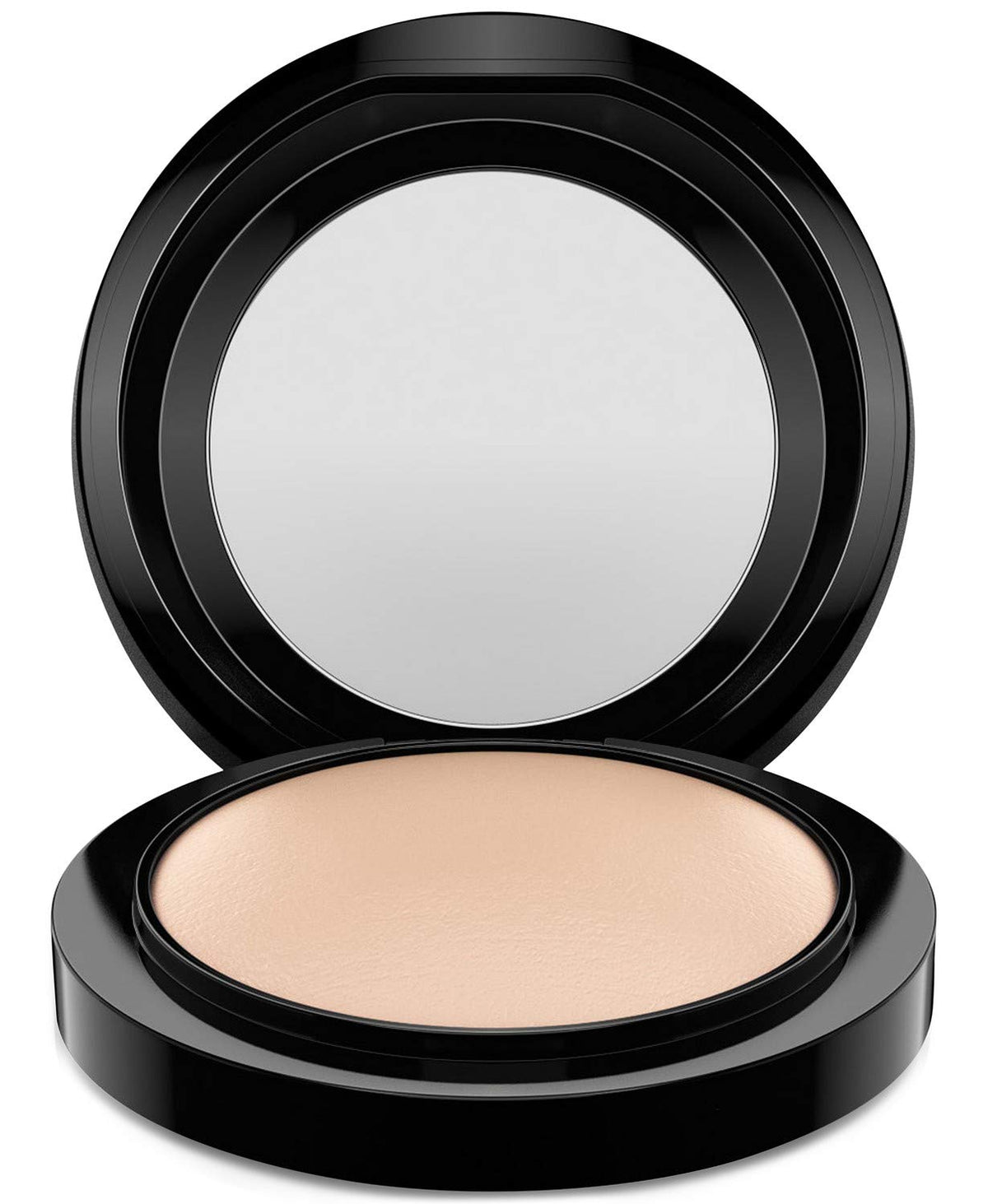MAC Mineralize Skinfinish Light Plus natural matte finish demonstrates low-coverage, skin-like radiance.