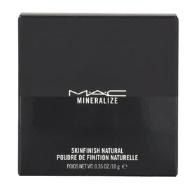 MAC Mineralize Skinfinish Natural Medium Plus application with brush for seamless blending.