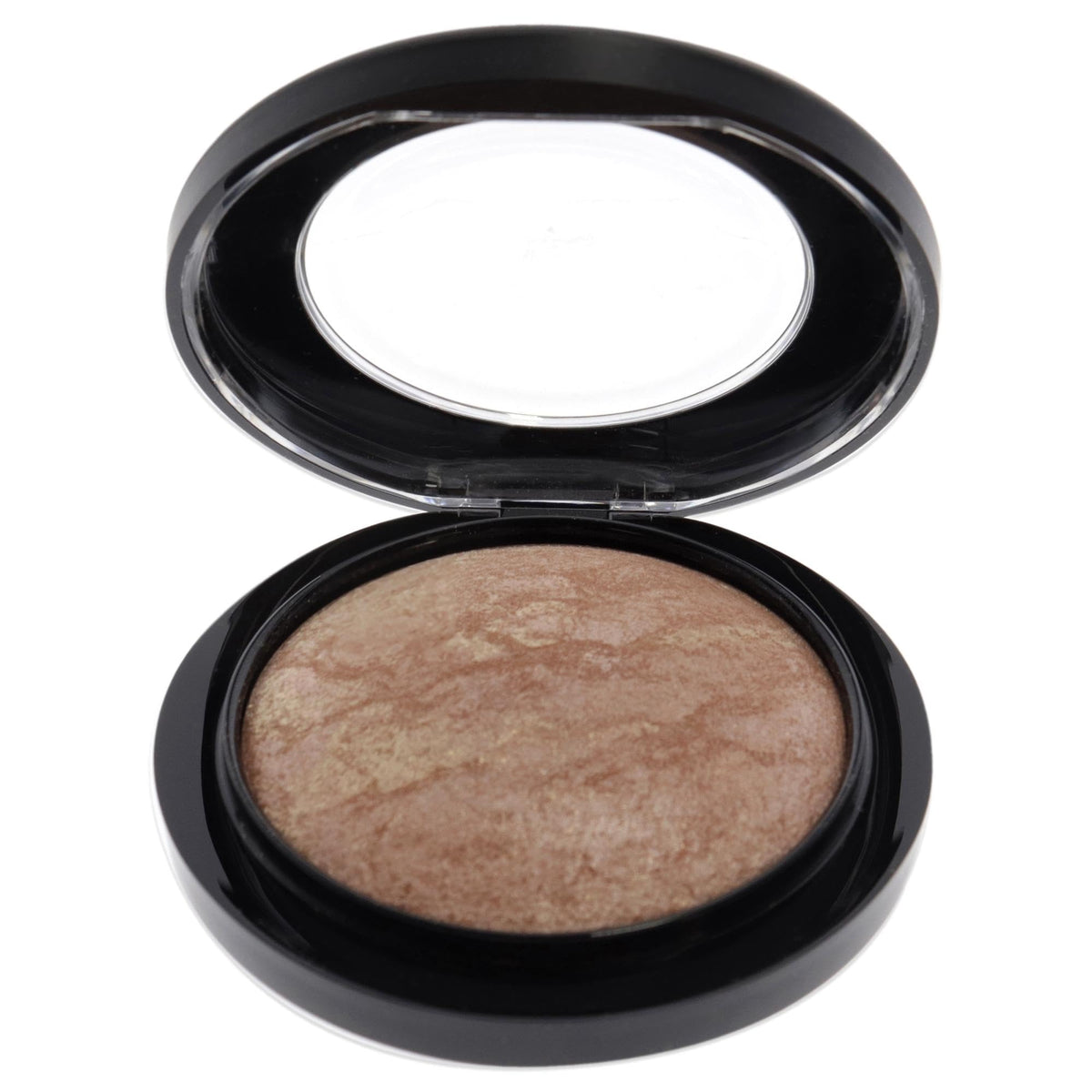 MAC Mineralize Skinfinish Soft and Gentle with brush for targeted glow application.