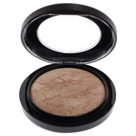 MAC Mineralize Skinfinish Soft and Gentle with brush for targeted glow application.