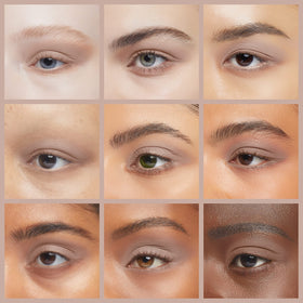 MAC Naked Lunch eyeshadow application brush illustrates easy crease-free blending