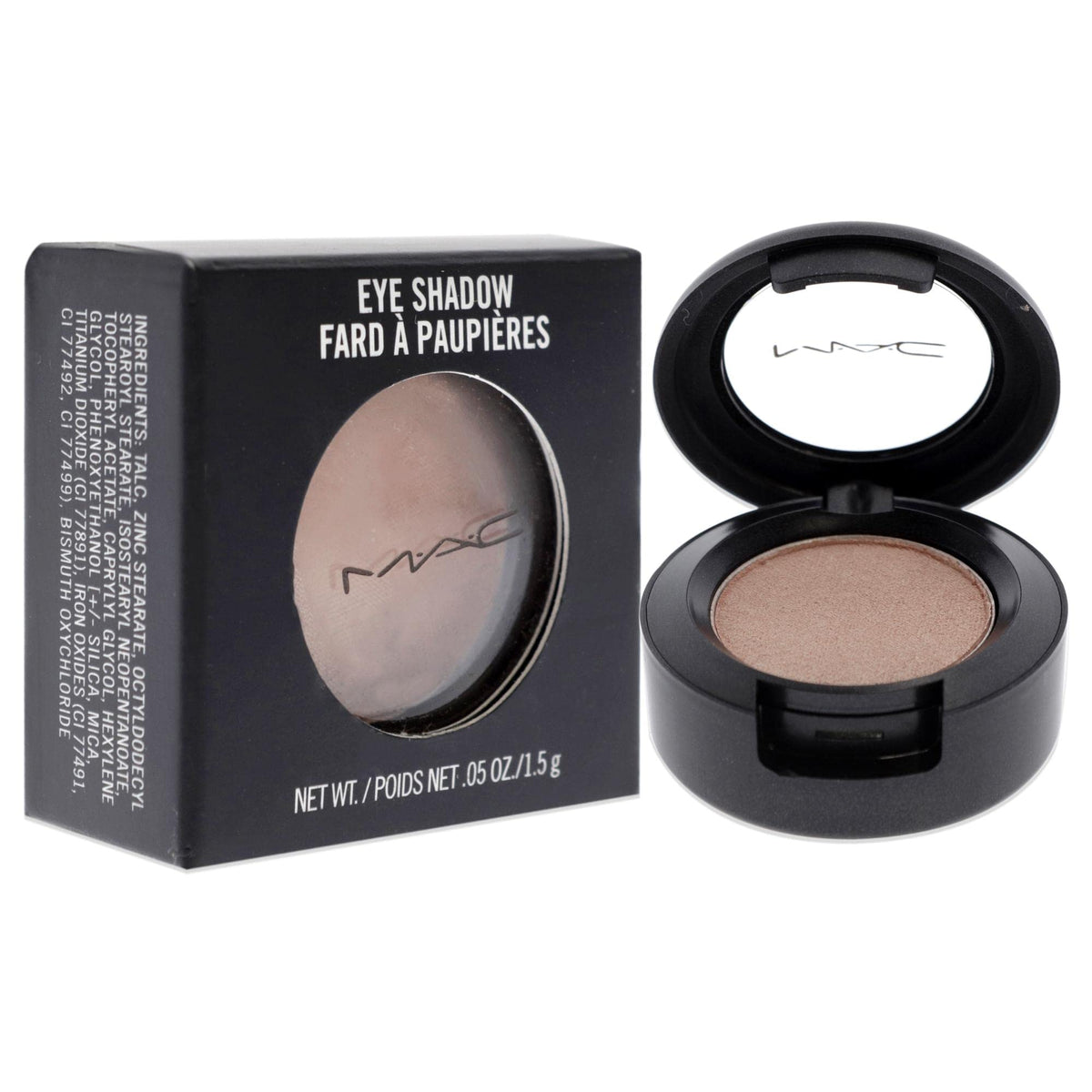 MAC Naked Lunch eyeshadow compact open reveals versatile texture options