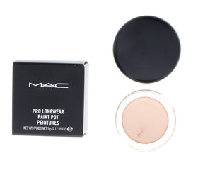 MAC Paint Pot Bare Study close-up frost finish adds a warm gold glow to lids.