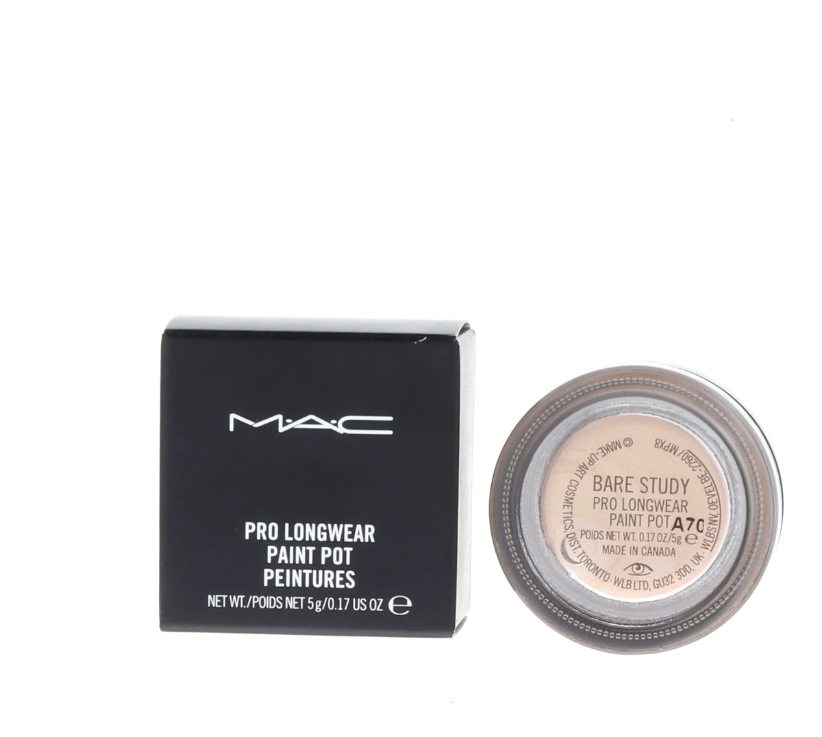 MAC Paint Pot Bare Study neutral eye base provides a smooth canvas for shadows.