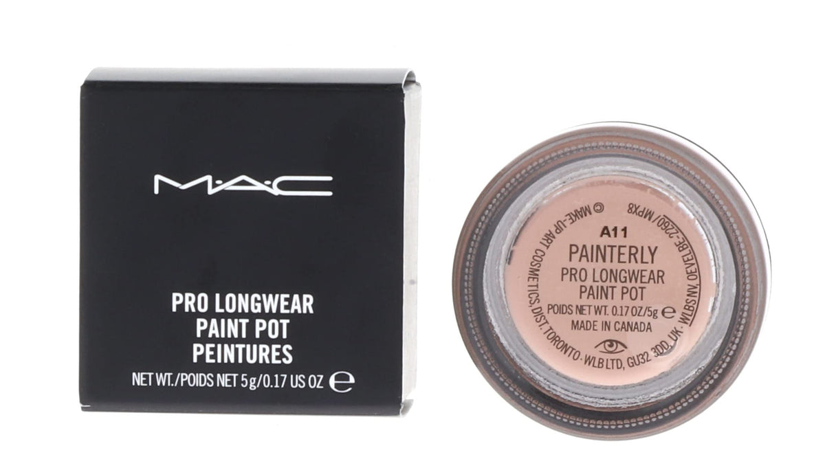 MAC Paint Pot Painterly application close-up reveals creamy texture for blending