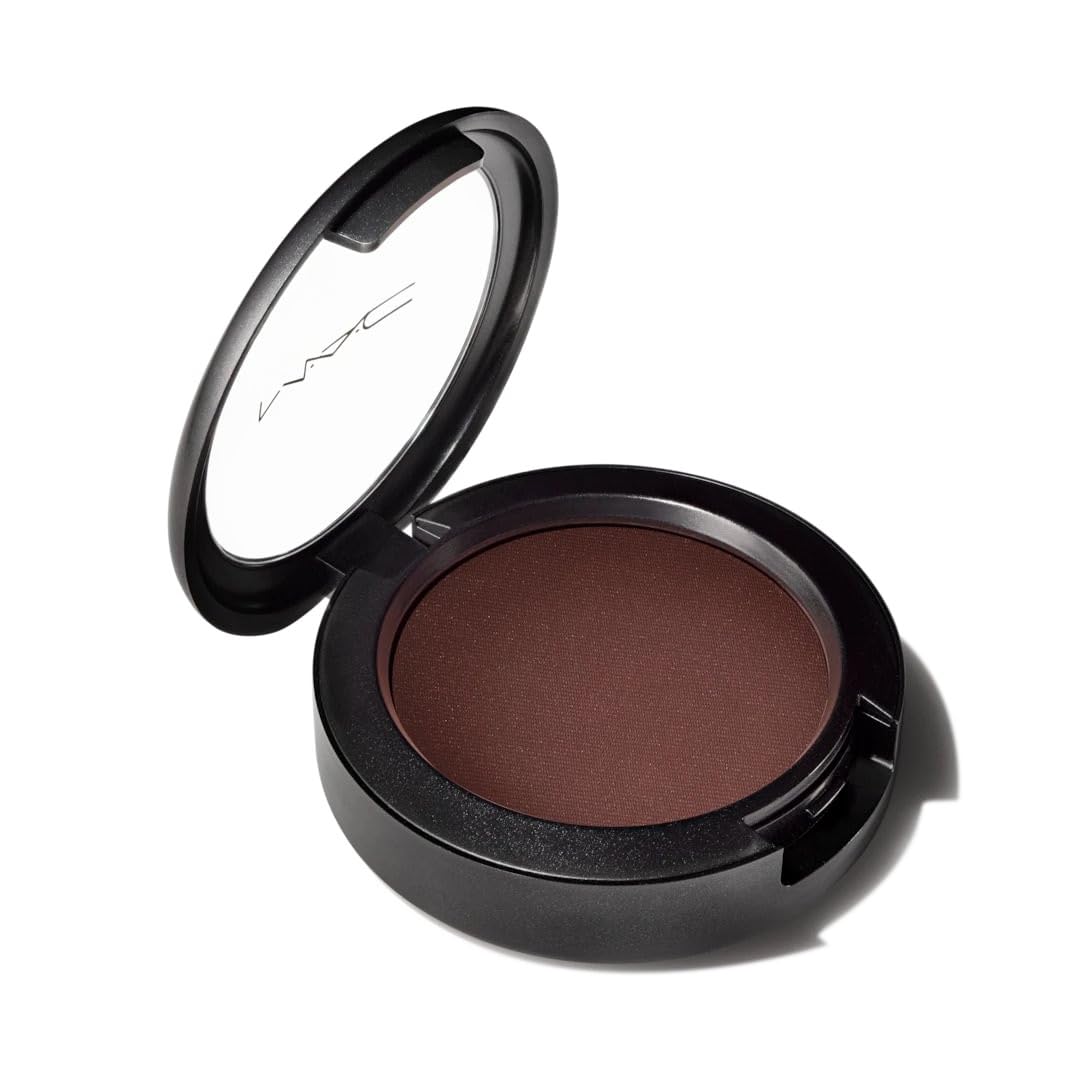 MAC Powder Blush Film Noir adds a natural flush with a soft finish for the cheeks