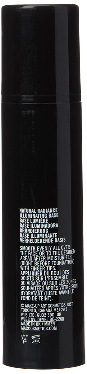 MAC Prep + Prime Natural Radiance pink packaging ready to prep skin