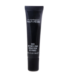 MAC Prep and Prime Skin Refined Zone texture application on skin for a smooth base.