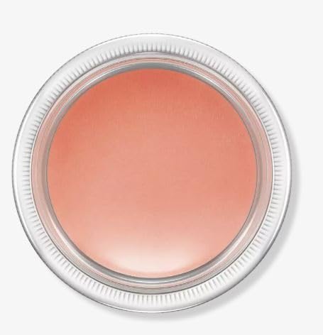 MAC Pro Longwear Paint Pot Art Thera-Peachy soft peach eye base swatch for smooth application