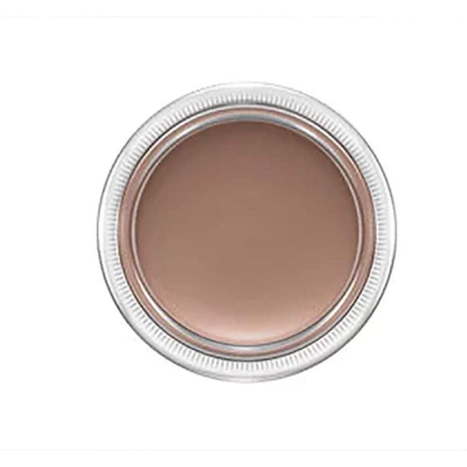 MAC Pro Longwear Paint Pot Tailor Grey eye base for long-lasting color and crease resistance.