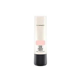 MAC Strobe Cream Pink Lite bottle shows luminous hydration for radiant skin.