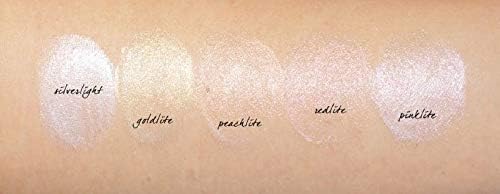 Close-up of MAC Strobe Cream Pink Lite cap highlighting a soft glow.
