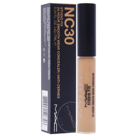 MAC Studio Fix 24-Hour Concealer NC30 blend swatch for seamless skin finish