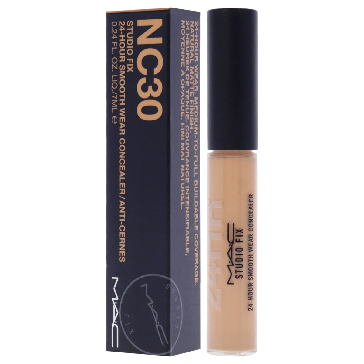 MAC Studio Fix 24-Hour Concealer NC30 close-up portrait with even tone