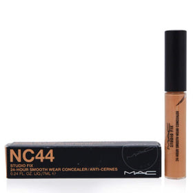 MAC Studio Fix 24 Hour Concealer NC44 bottle close-up highlighting deep peach undertone