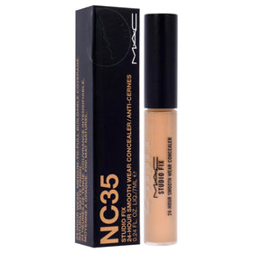 MAC Studio Fix 24 Hour concealer skin-smoothing finish for even tone.