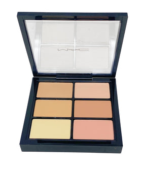 MAC Studio Fix Conceal and Correct Palette Light swatches show versatile tones for precise correction