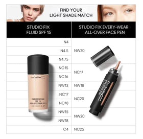 MAC Studio Fix NC25 natural matte finish reduces shine for a refined look