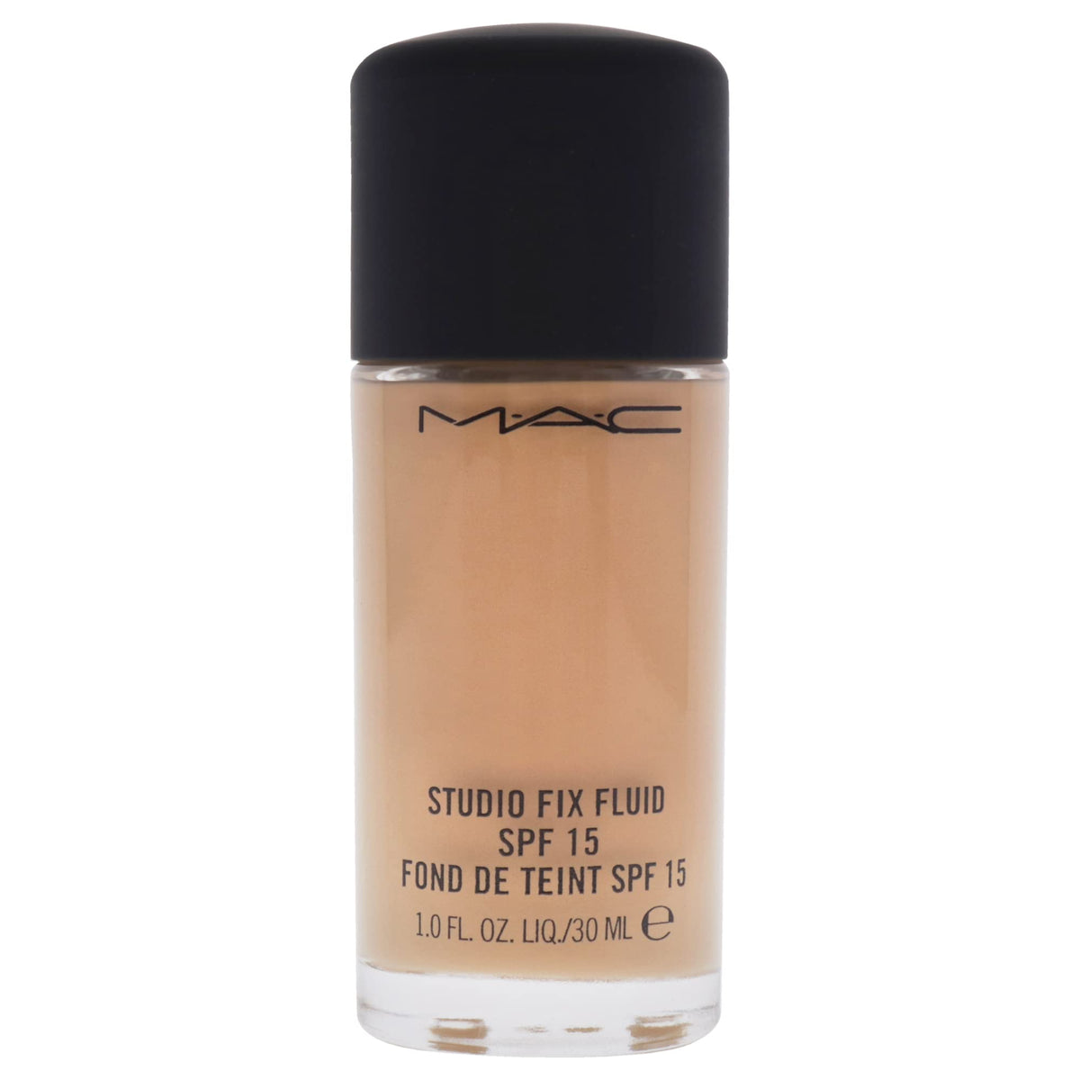 MAC NC37 shade swirled on skin for warm neutral undertones
