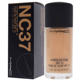 MAC Studio Fix Fluid Foundation SPF15 protection for daily wear and buildable coverage