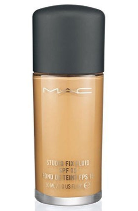 MAC Studio Fix Fluid Swatches show buildable coverage and natural matte finish