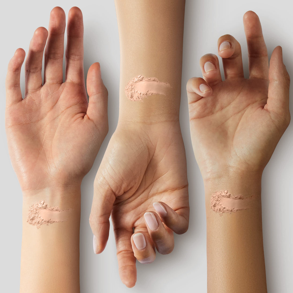 MAC Studio Fix Powder Plus Foundation NW33 brush application demonstrates easy blending