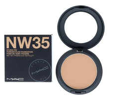 MAC Studio Fix Powder Plus Foundation NW35 compact with matte finish for smooth skin