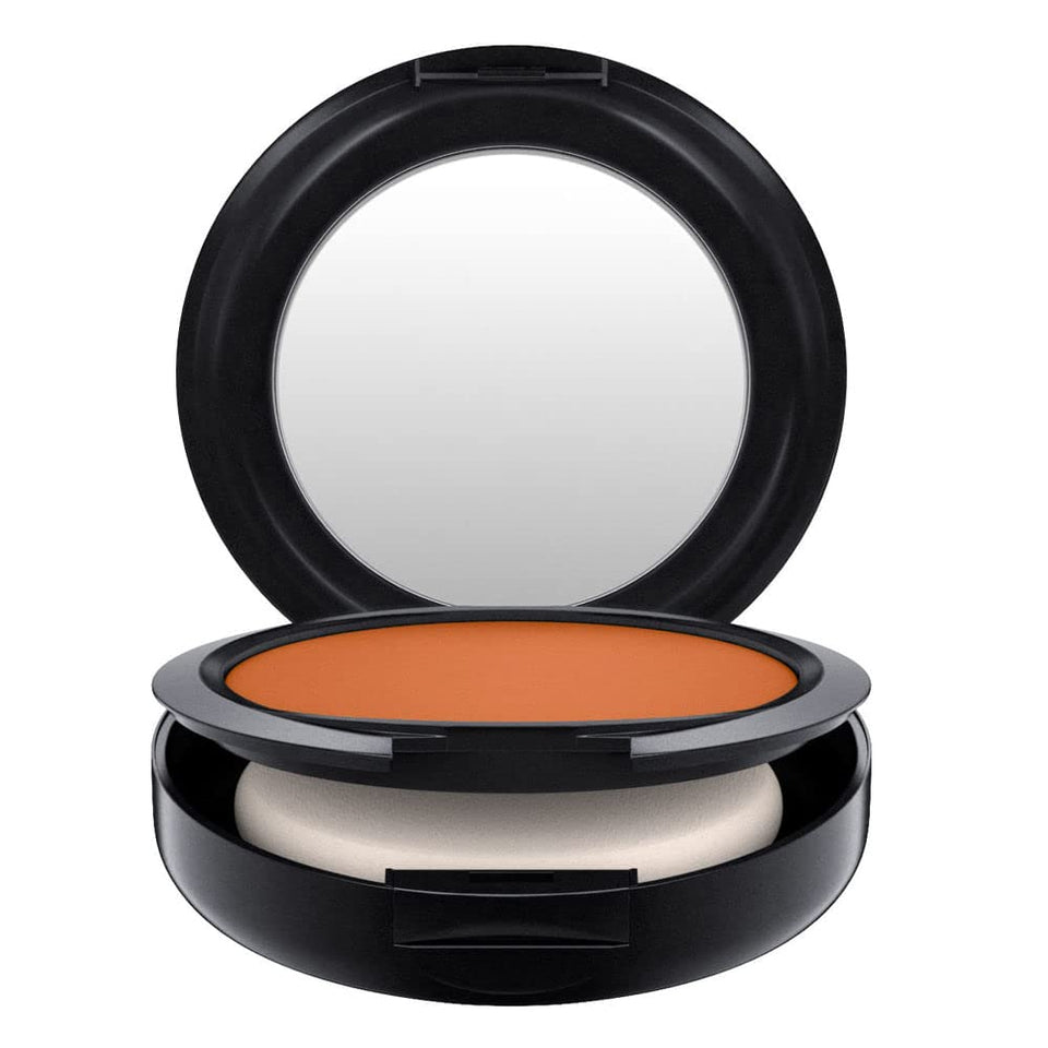 MAC Studio Fix Powder Plus Foundation NW55 compact front view for matte finish