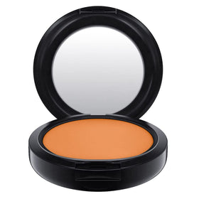 MAC Studio Fix Powder Plus Foundation includes sponge for buildable coverage