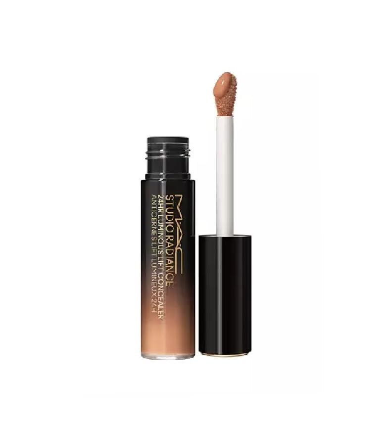 MAC Studio Radiance 24HR Luminous Lift Concealer tube with applicator for all-day hydration and light-reflecting coverage