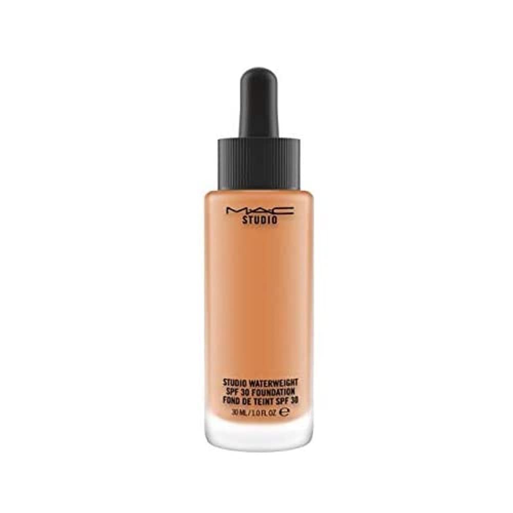 MAC Studio Waterweight SPF 30 foundation NC50 bottle for a radiant, everyday complexion.