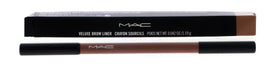 MAC Veluxe Brow Liner Brunette cap on, portable precision for on-the-go brow shaping