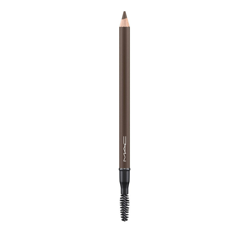 MAC Veluxe Brow Liner Taupe with precise tip for natural brow definition.