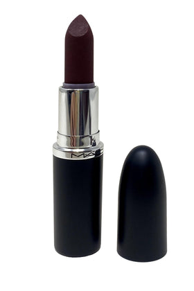 MAC Ximal Matte Lipstick 692 Mixed Media Matte close-up highlights smooth application.