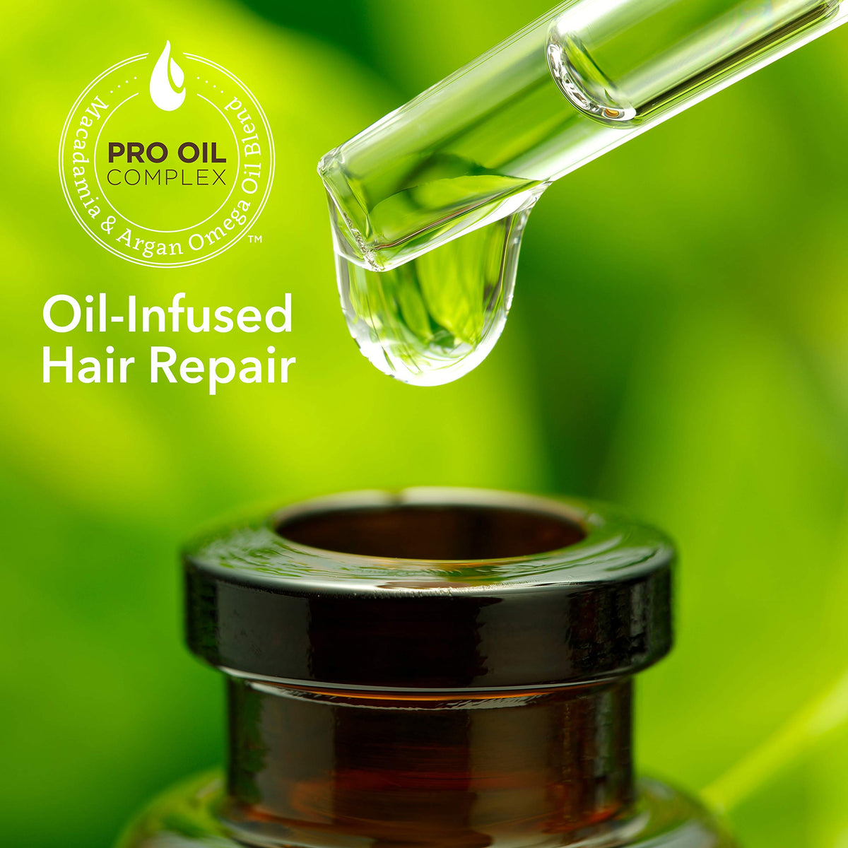 Close-up of Ultra Rich Shampoo label highlighting nourishing oils for hair.