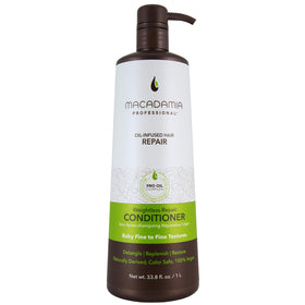 Macadamia Professional Weightless Repair Conditioner bottle for lightweight hydration and lift.