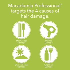 Macadamia Professional Weightless Repair Conditioner color-safe vegan formula label.