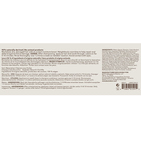Hair strands treated with Macadamia Professional Weightless Repair Masque