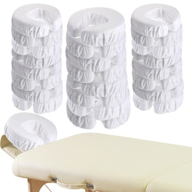 Macarrie face cradle cover microfiber for a soft, reusable massage setup