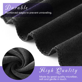 Macarrie makeup towels shown at 12x12 inch size for daily use.