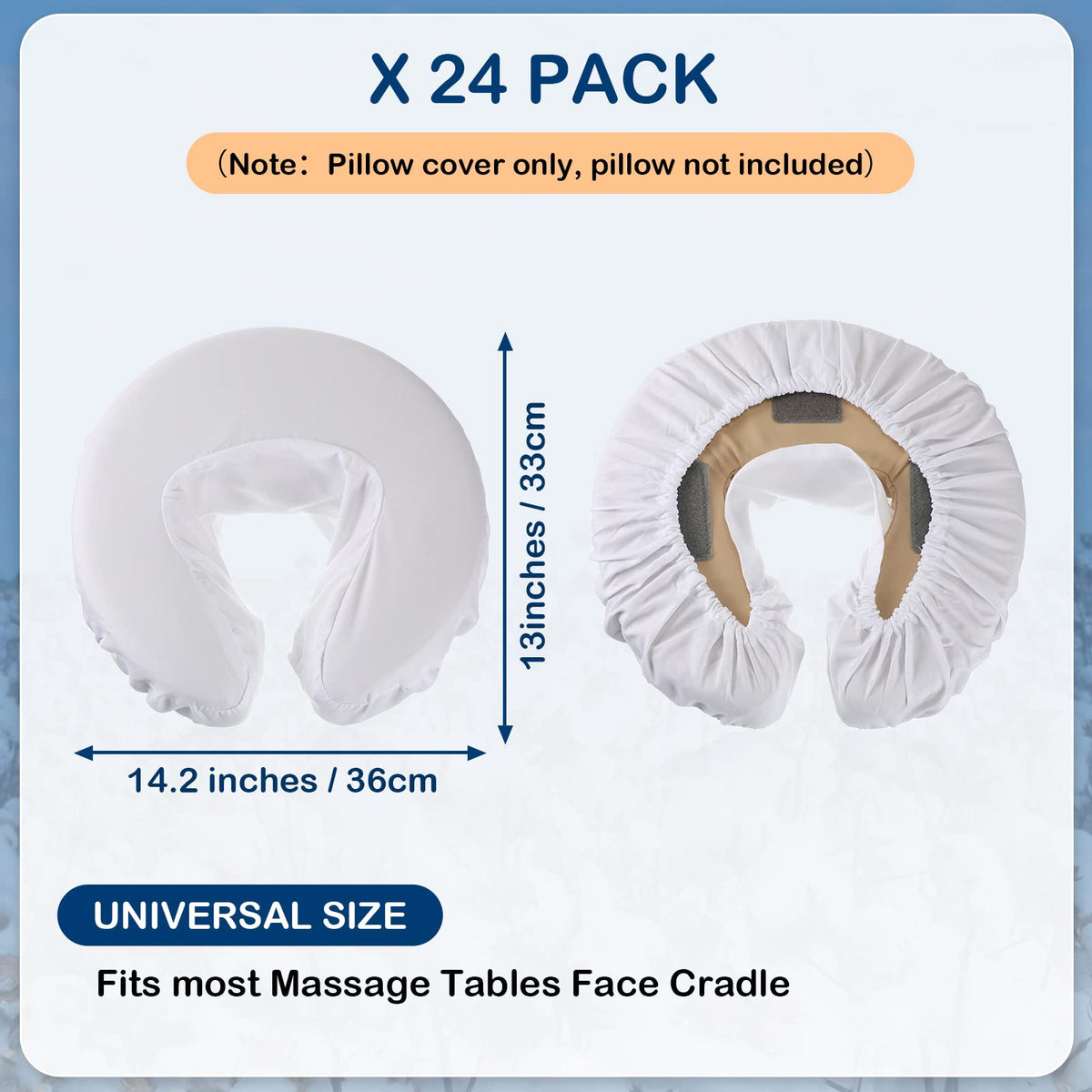 Macarrie oil-proof headrest sheets to keep pillows clean during treatments
