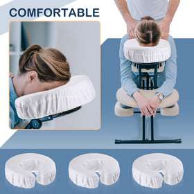 Macarrie universal-fit face pillow cover compatible with most tables