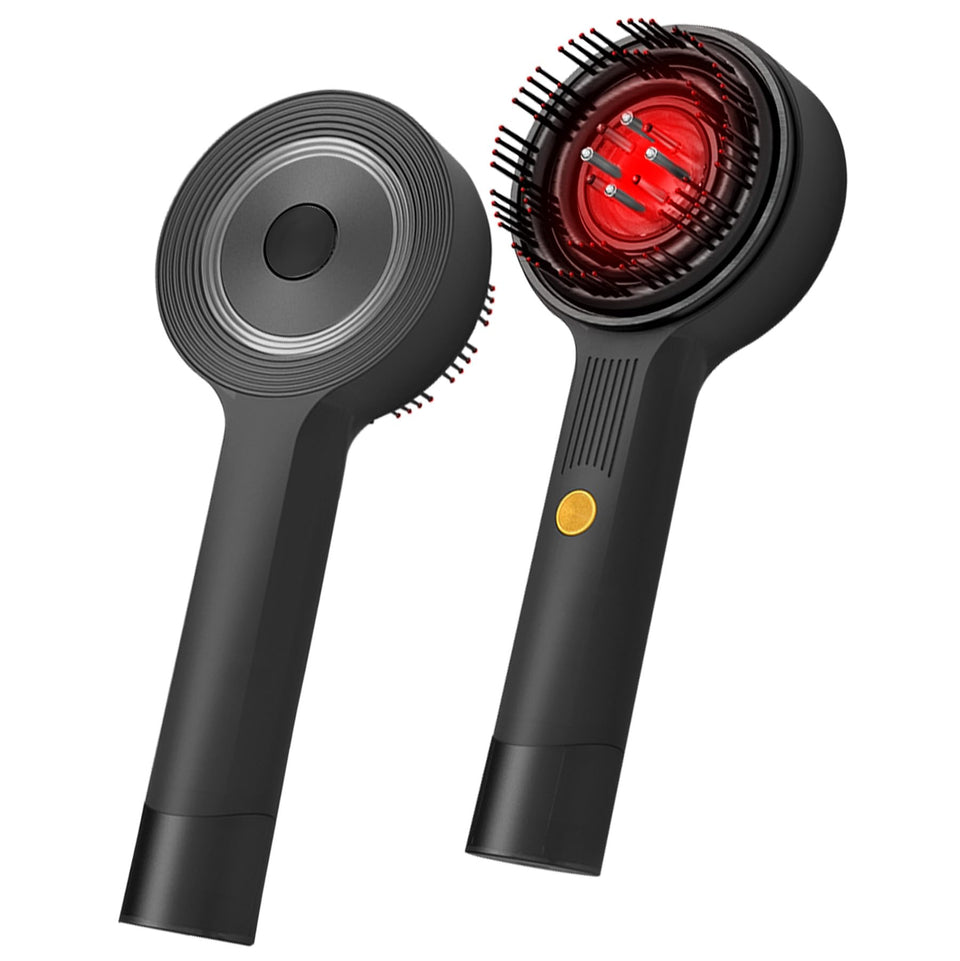 MACNJO 3 in 1 hair scalp massager in use for scalp relaxation and circulation.